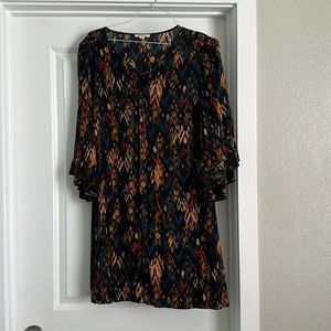 Knee length flowy dress